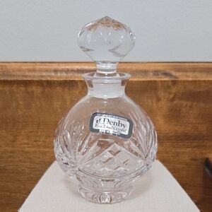 Denby Fine Lead Crystal Perfume Bottle Made In Hungary